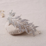 Baroque Bridal Crystal Flower Tiara Hairband Crown