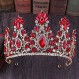 Baroque Bridal Tiara Crystal Rhinestone Crowns Tiaras Headpiece
