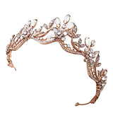 Baroque Crystal Bridal Tiaras Rhinestones Bride Crowns Party Jewelry