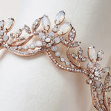 Baroque Crystal Bridal Tiaras Rhinestones Bride Crowns Party Jewelry