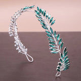 Baroque Crystal Headband Tiara for Women Bride Crown Prom Party