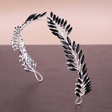 Baroque Crystal Headband Tiara for Women Bride Crown Prom Party