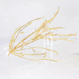Baroque Crystal Rhinestone Pearls Tassel Hairband Bridal Tiara