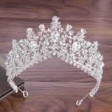 Baroque Crystal Water Drop Bridal Jewelry Sets