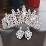 Baroque Crystal Water Drop Bridal Jewelry Sets