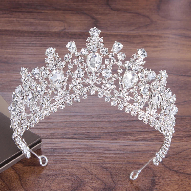 Baroque Crystal Water Drop Bridal Jewelry Sets