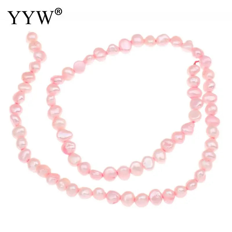 Pink Baroque Freshwater Pearl Beads 4-5mm Loose DIY Charm Beads