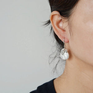 Baroque Earrings Natural Pearl Sterling Silver Earrings