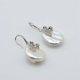 Baroque Earrings Natural Pearl Sterling Silver Earrings