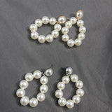 Baroque Big Pearl Drop Earrings Oorbelle Nearrings For Women