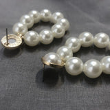 Baroque Big Pearl Drop Earrings Oorbelle Nearrings For Women