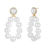 Baroque Big Pearl Drop Earrings Oorbelle Nearrings For Women