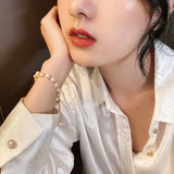 Baroque Freshwater Pearl Bracelet Casual Women's Jewelry