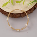 Baroque Pearl Bracelet Women Jewelry Bangle Adjustable Pearl Bracelet