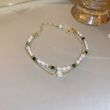 Baroque Freshwater Pearl Girlfriend Bracelet Ins Feel Handwear