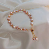 Baroque Freshwater Pearl Girlfriend Bracelet Ins Feel Handwear