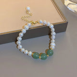 Baroque Freshwater Pearl Girlfriend Bracelet Ins Feel Handwear