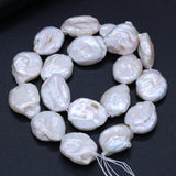 Baroque Freshwater Pearl Disc Beading Spacer Beads DIY Jewelry Making