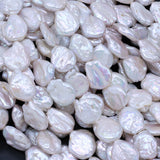 Baroque Freshwater Pearl Disc Beading Spacer Beads DIY Jewelry Making