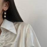 Baroque Freshwater Pearls Pendant Earrings European American Style