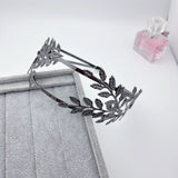 Baroque Leaf Headpiece Crown Tiara Headdress Wedding Hair Accessories