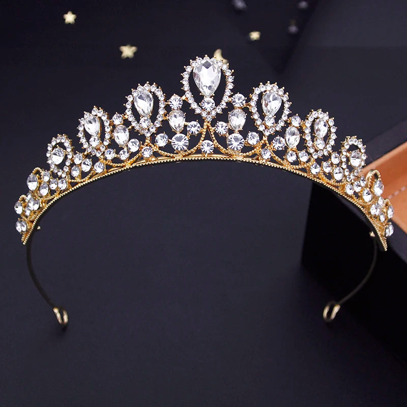 Green Crown for Girls Princess Tiaras Headdress