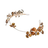 Baroque Crystal Crown Headband for Bride