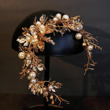 Baroque Headband Tiara Flower Floral Hairband Headwear Women Headpiece