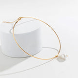 Baroque Pearl Pendant Collar Necklace For Women Party Gift