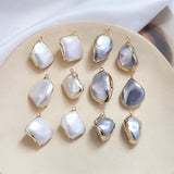Baroque Irregular Pearl Bag Phnom Pendant for DIY Jewelry