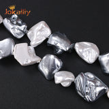 Baroque Shape Pearl Beads Shell Spacer 16-20mm