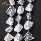 Baroque Shape Pearl Beads Shell Spacer 16-20mm
