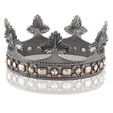 Baroque King/ Queen's Leaf Crown Party Hair Accessories