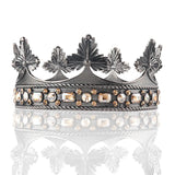Baroque King/ Queen's Leaf Crown Party Hair Accessories
