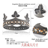 Baroque King/ Queen's Leaf Crown Party Hair Accessories