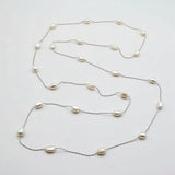 Baroque Freshwater Pearl Multicolor Long Necklace