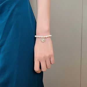 Baroque Pearl Opal Star Charm Bracelet for Women
