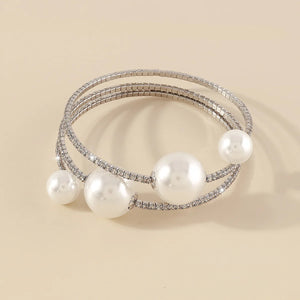 Baroque Pearl Bracelet French Style Wedding Jewelry