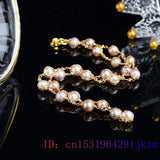Baroque Pearl Necklace Women Beaded Jewelry 925 Silver