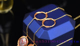 Baroque Pearl Necklace 925 Silver Real Natural Necklaces