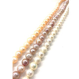 Baroque Pearl Necklace Vintage Freshwater Pearl Choker with Screw Buckle