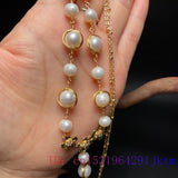 Baroque Pearl Necklace 925 Silver