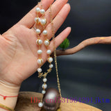 Baroque Pearl Necklace 925 Silver