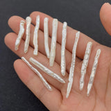 Baroque Pearl Toothpick Beads Freshwater Pearl Stick Shape Bead
