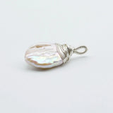 Baroque Freshwater Pearl Silver Pendant Necklace