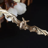 Baroque Punk Metal Bat Bridal Tiara Crown Wedding Headpiece