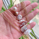 Baroque Freshwater Pearl Necklace for Women Choker Minimalist
