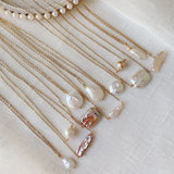Baroque Freshwater Pearl Necklace for Women Choker Minimalist