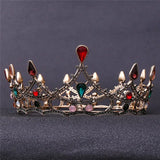 Colorful Jelly Crown Wedding Tiara for Women