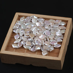 Baroque Pearls Rhombus Earrings Freshwater Loose Accessories